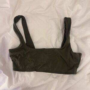 Alo Olive Green Sports Bra